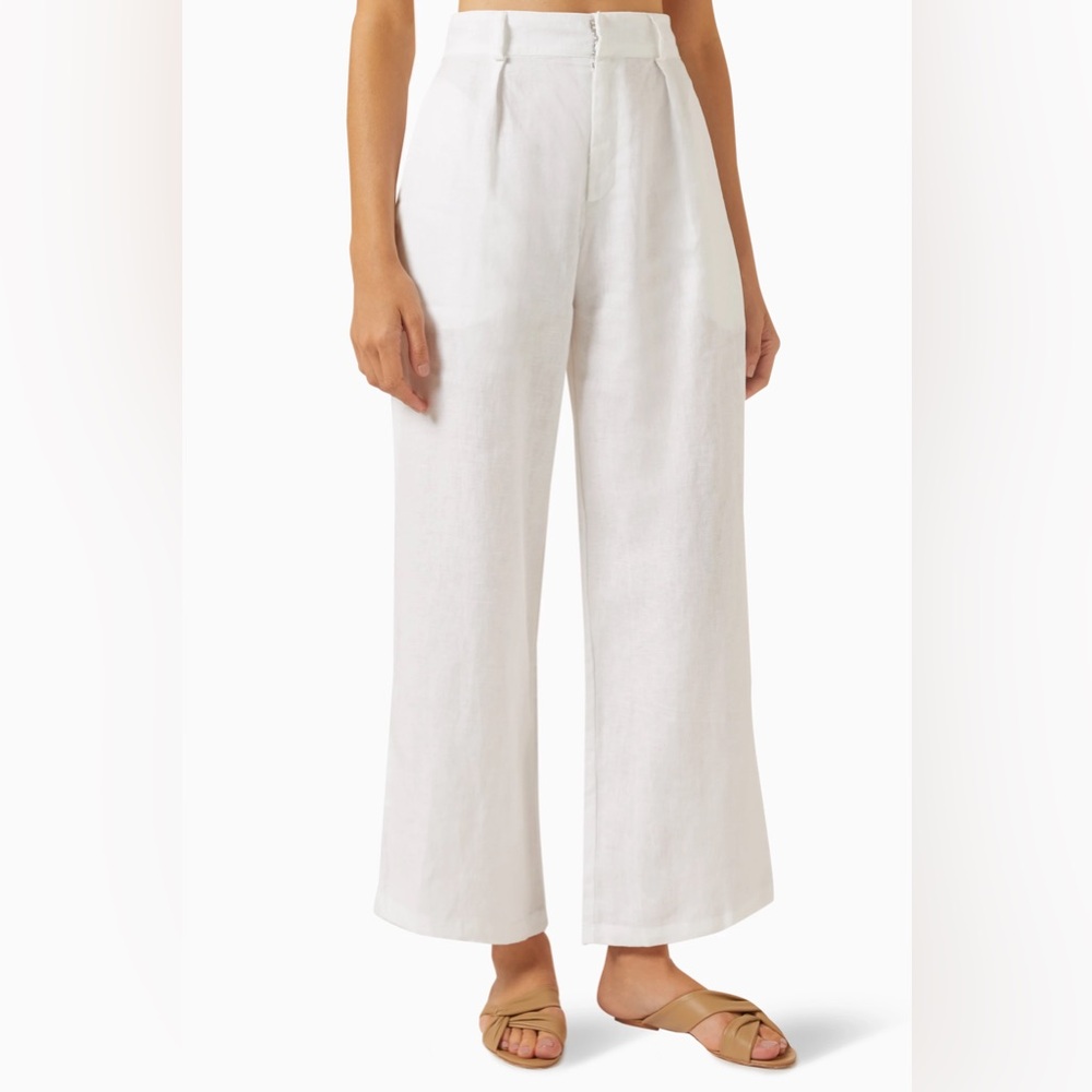 Mixology 100% Linen Pants Oatmeal